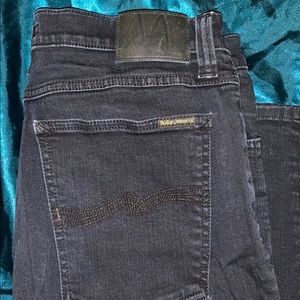 Black nudie jeans high Kai style